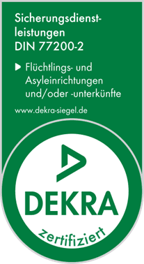 DEKRA Siegel – DIN 77200-2 Sicherungsdienstleistungen